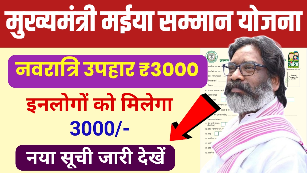 Maiya Samman Yojana Good News For All